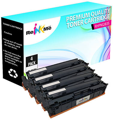 HP M283 Black & Color High Yield Compatible Toner Set