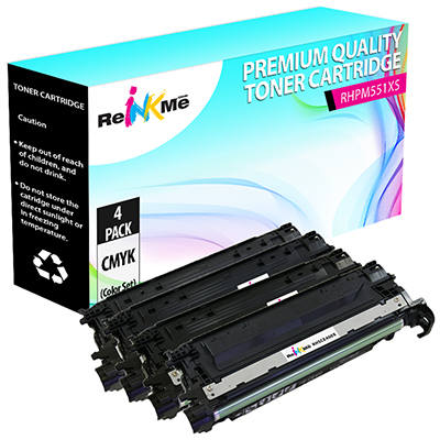HP 507X Black & Color Compatible Toner Cartridge Set
