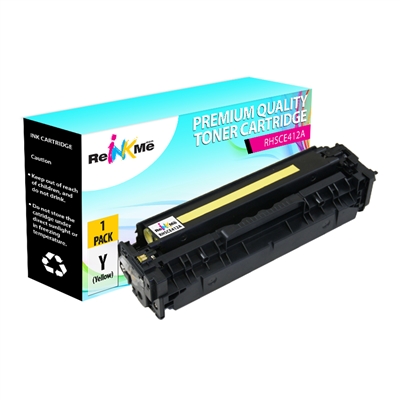 HP CE412A 305A Yellow Compatible Toner Cartridge
