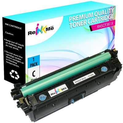 HP CF361X Cyan Compatible High Yield Toner Cartridge