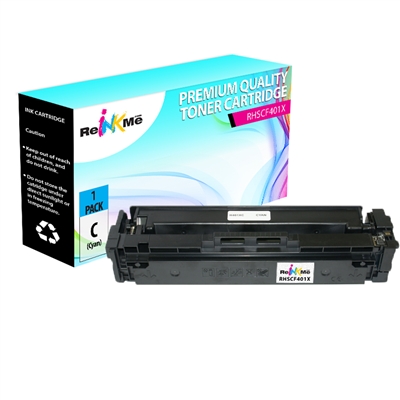 HP CF401X Cyan Compatible High Yield Toner Cartridge