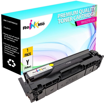 HP CF512A 204A Yellow Compatible Toner Cartridge