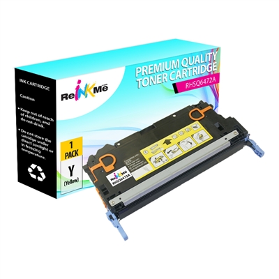 HP Q6472A Yellow Compatible Toner Cartridge