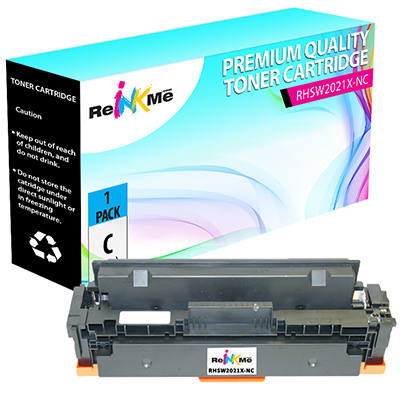 HP W2021X 414X Cyan Compatible Toner Cartridge (With Chip)