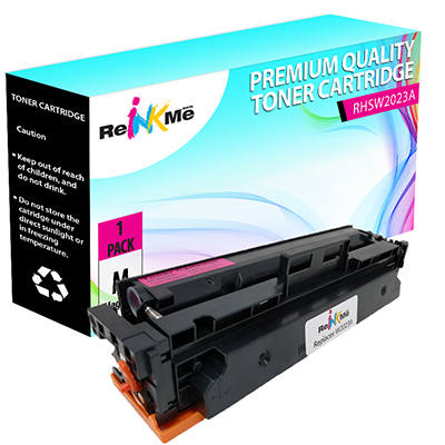 HP W2023A 414A Magenta Compatible Toner Cartridge (Without Chip)