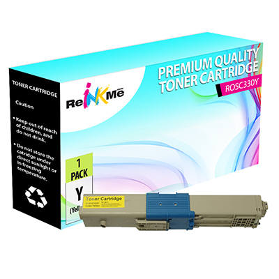 Okidata 44469701 Compatible Yellow Toner Cartridge