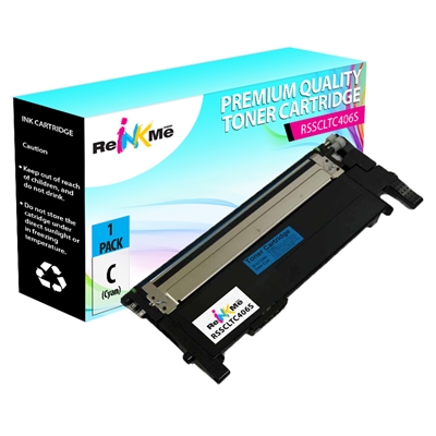 Samsung CLT-C406S Cyan Compatible Toner Cartridge