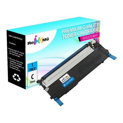 Samsung CLT-C407S Cyan Compatible Toner Cartridge