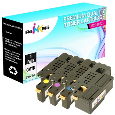 Xerox Phaser 6022 Compatible Color Toner Cartridge Set