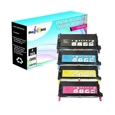 Xerox Phaser 6280 Black & Color Compatible Toner Cartridge Set