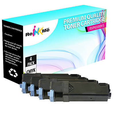Xerox Phaser 6500 Black & Color Compatible Toner Cartridge Set