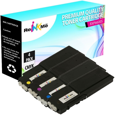 Xerox Phaser 6600 Compatible Color Toner Cartridge Set