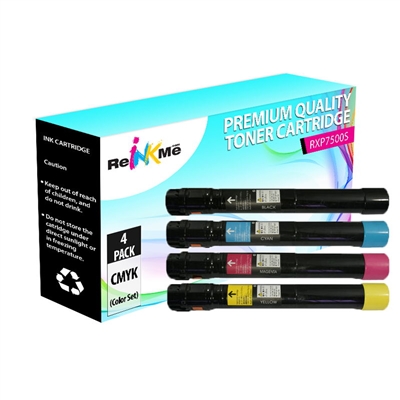 Xerox 7500 K/C/M/Y Compatible Toner Cartridge Set