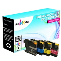 Brother LC107BK LC105C LC105Y LC105M Compatible Ink Cartridges