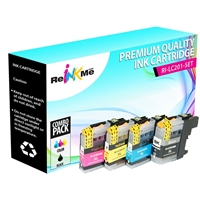 Brother LC201BK LC201C LC201Y LC201M Compatible Ink Cartridges