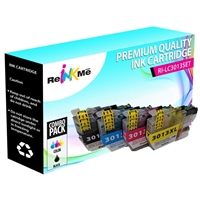 Brother LC3013BK LC3013C LC3013Y LC3013M XL Compatible Ink Cartridge Set