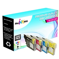 Brother LC61BK LC61C LC61Y LC61M Compatible Ink Cartridges