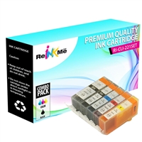 Canon PGI-220 Black & CLI-221 Color Compatible Ink Cartridge Set