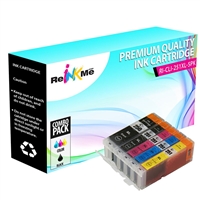 Canon CLI-251XL Black & Color 5 Pack Compatible Ink Cartridges
