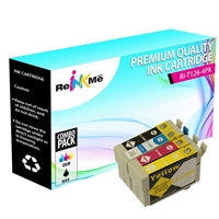 Epson 126 Black & 3 Color Ink Cartridges Set - Remanufactured