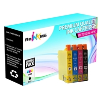 Epson 200XL Black & 3 Color Ink Cartridges Set - Remanufactured