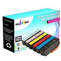 Epson 277XL Black & 5 Color Ink Cartridges Set - Remanufactured