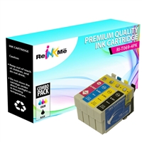 Epson 69 Black & 3 Color Ink Cartridges Set - Remanufactured