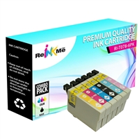 Epson 78 Black & 5 Color Ink Cartridges Set - Remanufactured