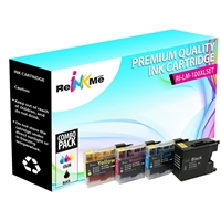 Lexmark 100XL Black & 3 Color Compatible Ink Cartridge Set
