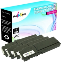 Dell S3840cdn High Yield Compatible Color Toner Cartridge Set