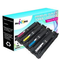 HP 202A Compatible Color Toner Cartridge Set