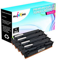 HP M283 Black & Color High Yield Compatible Toner Set (Without Chip)