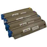 Okidata C831 Compatible Color Toner Cartridge Set
