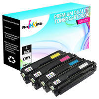 Samsung 406S Compatible Black & Color Toner Cartridge Set